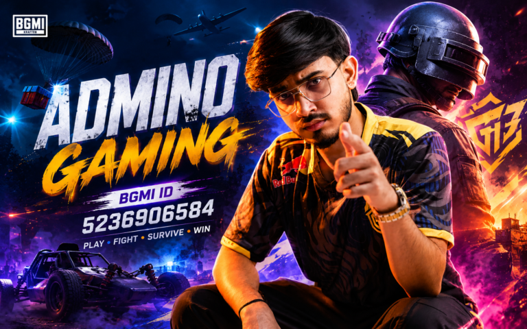 Admino Gaming BGMI ID: Check His BGMI ID & Gaming Profile Admino Gaming Bgmi ID