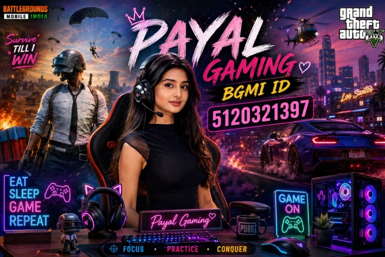 Payal Gaming Bgmi ID Explained: Stats, Age & Family Payal Gaming Bgmi ID