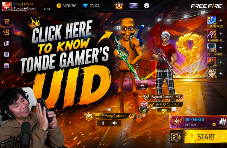 Tonde Gamer UID: Free Fire Stats, Income and Full Profile Tonde Gamer UID