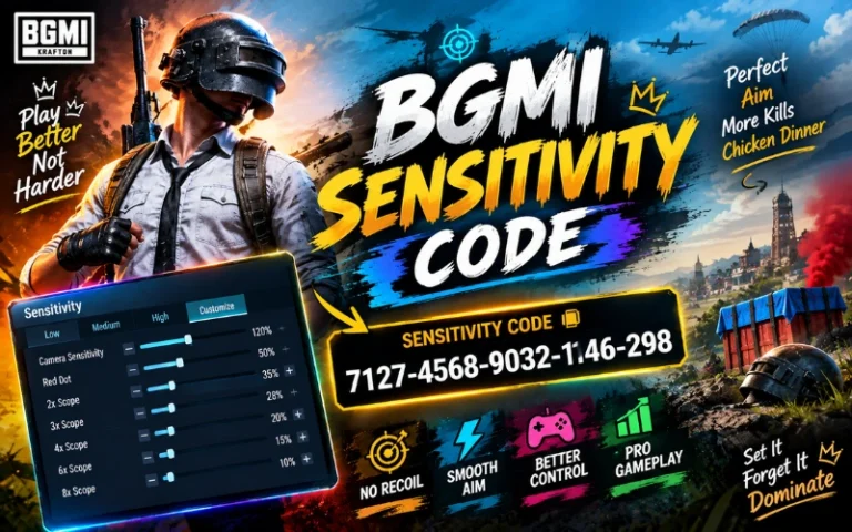 Bgmi Sensitivity Code