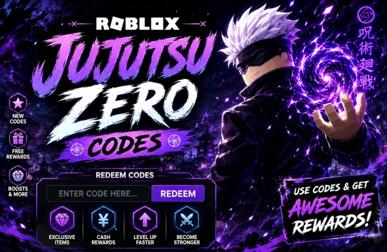 Active Roblox Jujutsu Zero Codes: 6 Codes Still Working Jujutsu Zero Codes