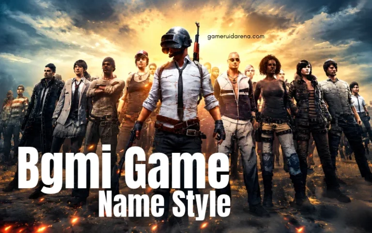 Bgmi Game Name Style